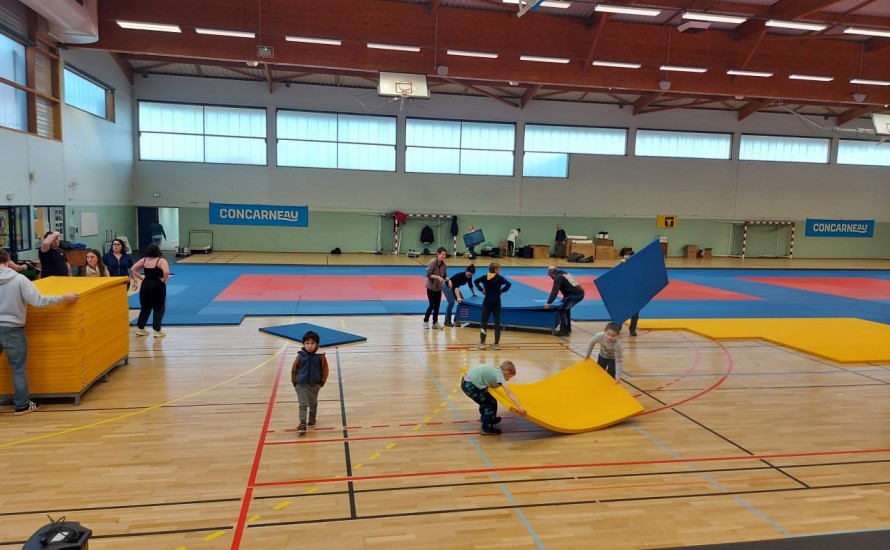 VENDREDI 30 JANVIER 2026 : MISE EN PLACE ET ENLEVEMENT DES TATAMIS AU PORZOU