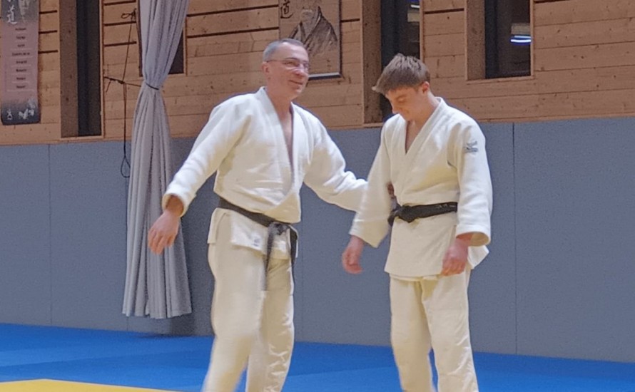 SAMEDI 14 FEVRIER 2026 : REMISE DE CEINTURE NOIRE 1ER DAN à TITOUAN DESOUCHES